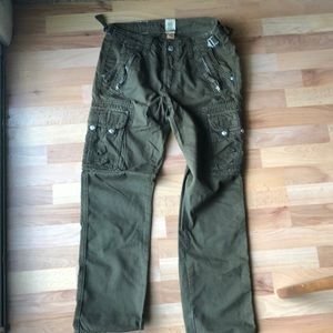 True religion specialty cargo pants